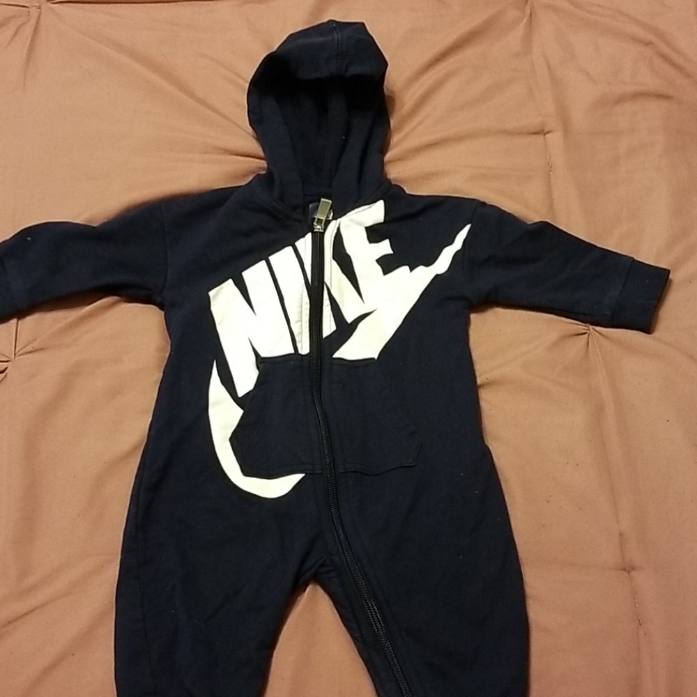 Nike hooded onesie